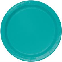 Teal Blue Party Cake Plates