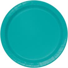 Teal Blue Party Plates (Bulk)