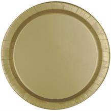 Gold Party Cake Plates