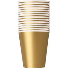 Gold Big Value Catering Party Cups (Bulk)