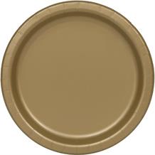 Gold Big Value Catering Party Plates (Bulk)