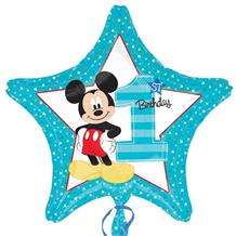 Mickey Mouse 1st Birthday 18" Foil | Helium Balloon