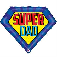 Super Dad | Shield Giant Foil | Helium Balloon