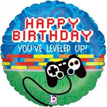 Game Controller Happy Birthday 18" Foil | Helium Balloon