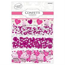 Bright Pink Wedding ’I Do Confetti’ Table Confetti | Decoration