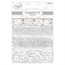 White Wedding ’I Do Confetti’ Table Confetti | Decoration