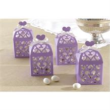 Lilac Wedding Lantern Favour Boxes