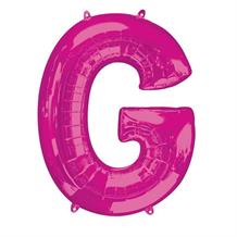 Anagram 16" Pink Letter G Foil Balloon