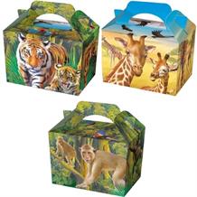 Zoo Party Card Favour | Food Box