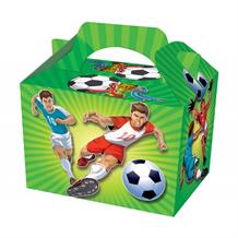 Football Striker Party Card Favour | Food Box