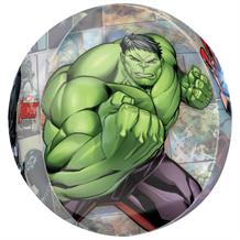 Marvel Avengers Hulk | Iron Man 15" Sphere | Orbz Foil | Helium Balloon