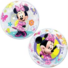 Minnie Mouse Bow-Tique 22" Qualatex Single Bubble Helium Quality Latex Party Balloon