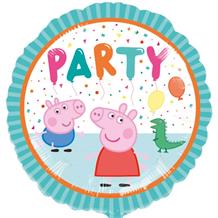 Peppa Pig Rainbow 18" Party Foil Helium Balloon