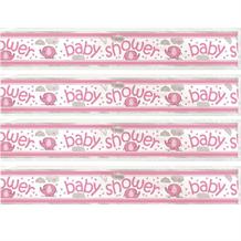 Pink Elephant Baby Shower Foil Banner | Decoration