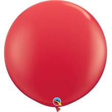 Red 3ft Qualatex Helium Quality Decorator Latex Party Balloons