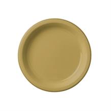 Gold Plastic Cake Party Plates