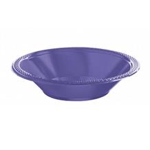 Purple Plastic 18cm Party | Dessert Bowls