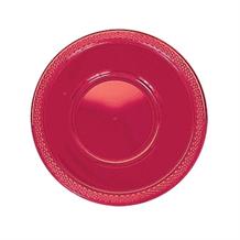 Red Plastic 18cm Party | Dessert Bowls