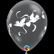 Doves | Love Diamond Clear 11" Latex Party Balloons