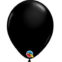 Onyx Black 5" Qualatex Helium Quality Decorator Latex Party Balloons