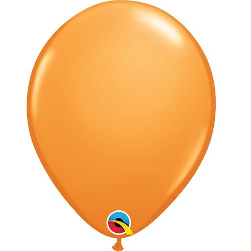 Orange 5&#34; Qualatex Helium Quality Decorator Latex Party Balloons