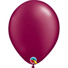 Pearl Burgundy 5" Qualatex Helium Quality Decorator Latex Party Balloons