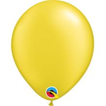 Pearl Citrine Yellow 5" Qualatex Helium Quality Decorator Latex Party Balloons