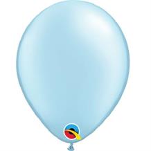 Pearl Light Blue 5" Qualatex Helium Quality Decorator Latex Party Balloons