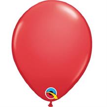 Red 5" Qualatex Helium Quality Decorator Latex Party Balloons