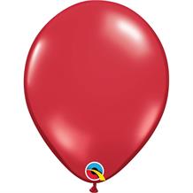 Ruby Red Transparent Jewel 5" Qualatex Helium Quality Decorator Latex Party Balloons
