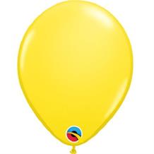 Yellow 5" Qualatex Helium Quality Decorator Latex Party Balloons