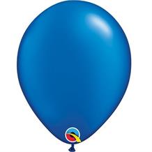 Pearl Sapphire Blue 11" Qualatex Helium Quality Decorator Latex Party Balloons