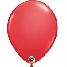 Red 11" Qualatex Helium Quality Decorator Latex Party Balloons