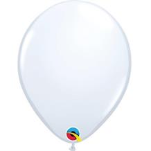 White 11" Qualatex Helium Quality Decorator Latex Party Balloons