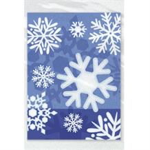 Winter Snowflake Christmas Party Cello Loot Favour Bags