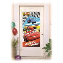 Disney Cars RSN Racing | Lightning McQueen The Party Is Here Door Banner