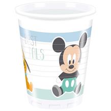 Mickey Mouse Baby Boy | Donald Duck Pluto 200ml Plastic Party Drink Cups