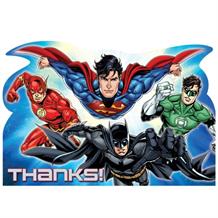 Justice League Party Thank You Cards