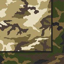 Military Camouflage Party Napkins | Serviettes