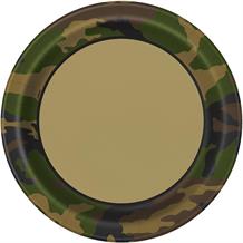 Military Camouflage Party Plates