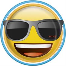 Emoji Sunglasses Party Plates