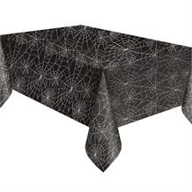 Black Spider Web | Halloween Party Tablecover | Tablecloth