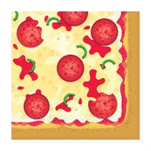 Pizza Party 33cm Napkins | Serviettes