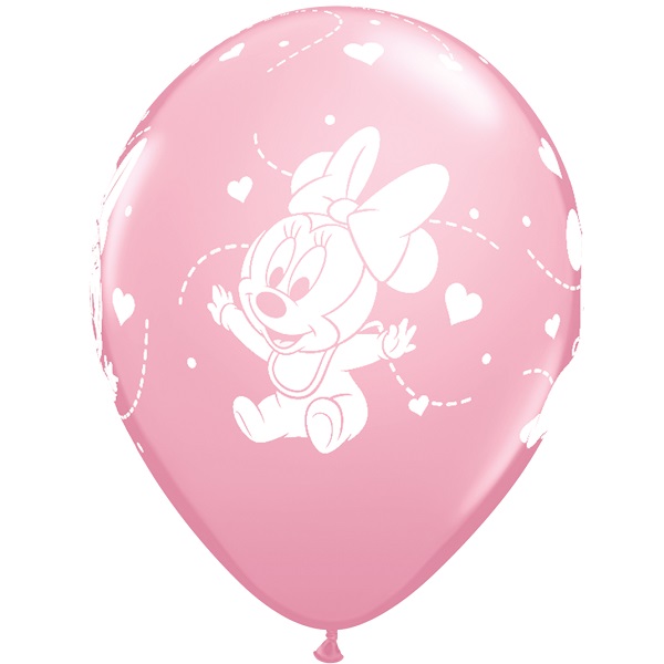 Baby Minnie Mouse Party Latex Balloons