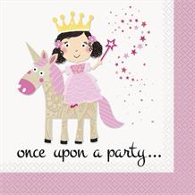 Princess & Unicorn Party Napkins | Serviettes