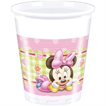 Baby Minnie Mouse Gingham Party Cups