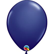 Navy Blue 11" Qualatex Helium Quality Decorator Latex Party Balloons