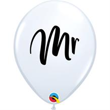 Mr | Wedding 11" Qualatex Latex Party Balloons