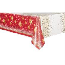Gold Sparkle Christmas Party Tablecover | Tablecloth