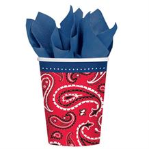 Western Bandana & Jeans Party Cups